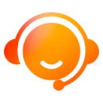 Emoji smiling with a headphone on it. Image exclusively made by TC Lottery