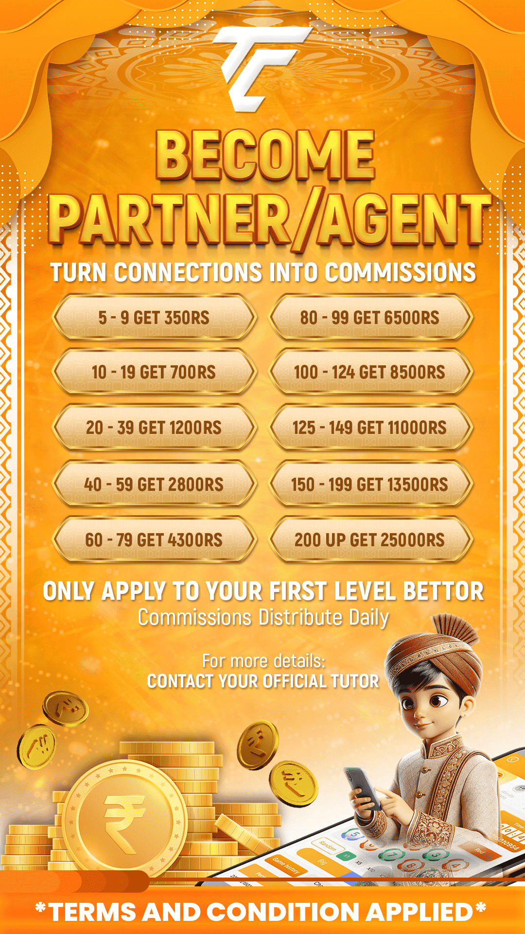 Become a Partner Agent at TC Lottery