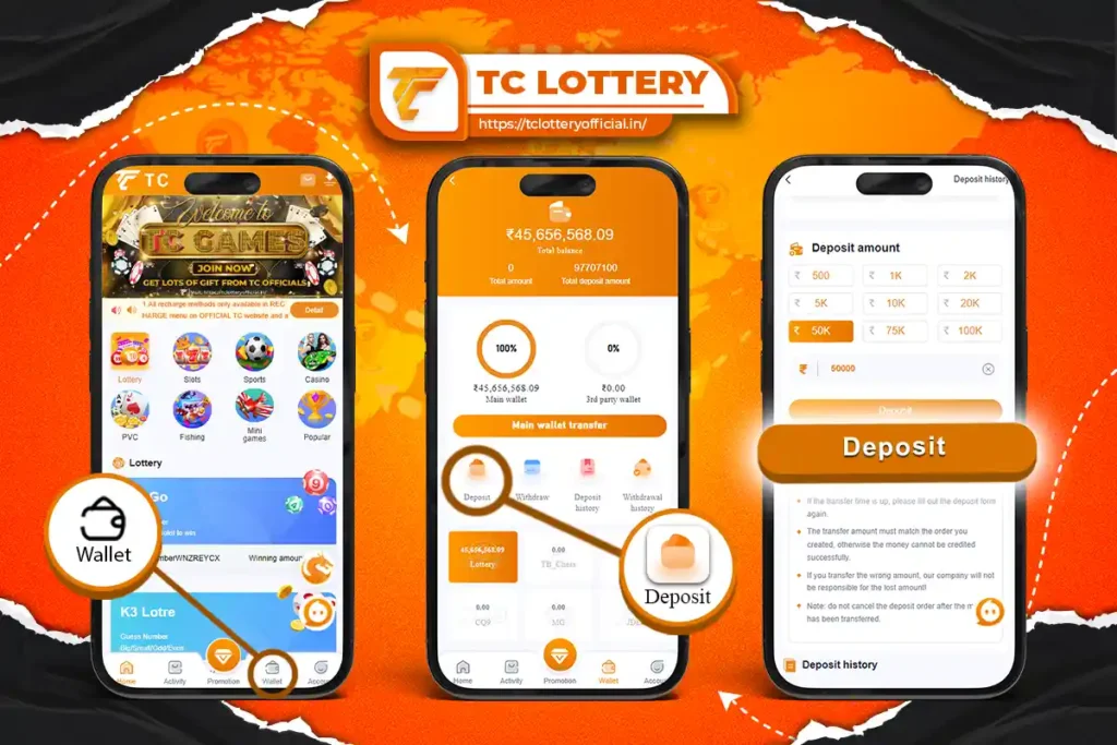 how to recharge your tc lottery account